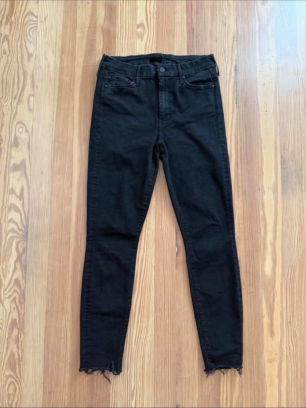 Mother The Looker Ankle Fray Denim